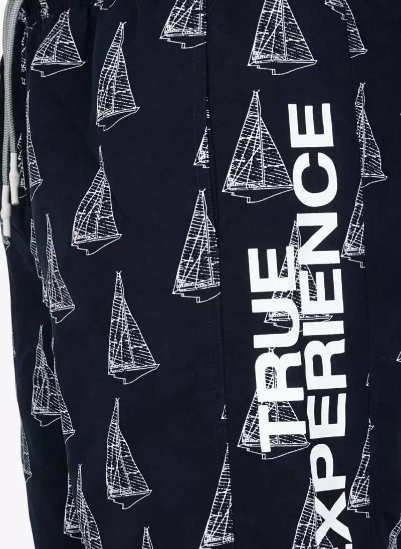 Pelle P Swim Shorts Bermuda Navy-1